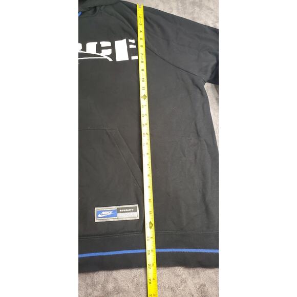 Nike Sportswear Sz 3X Essential Women's Plus Force Hoodie DH1102-010 Black Ca16 - Picture 3 of 9